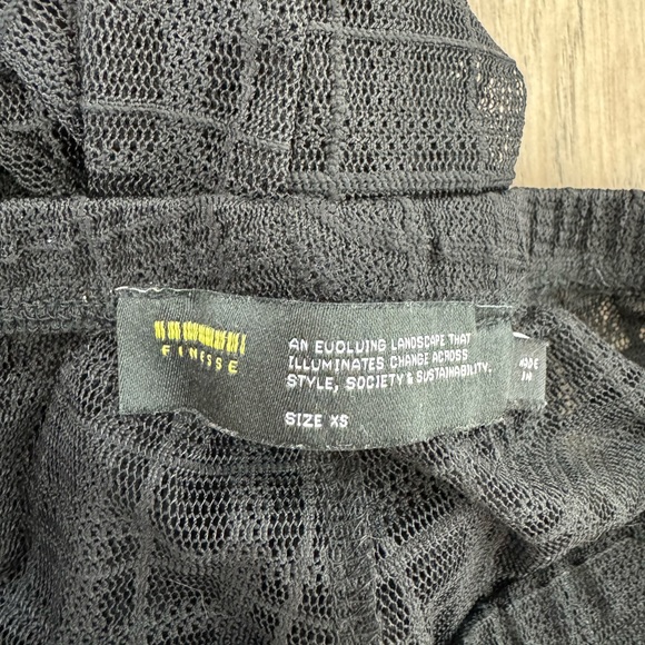 Finesse sheer mesh leggings black XS - Picture 4 of 6